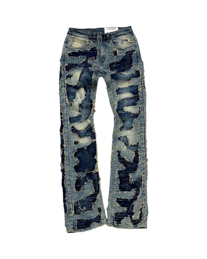 DOUBLE DOWN STACKE DENIM