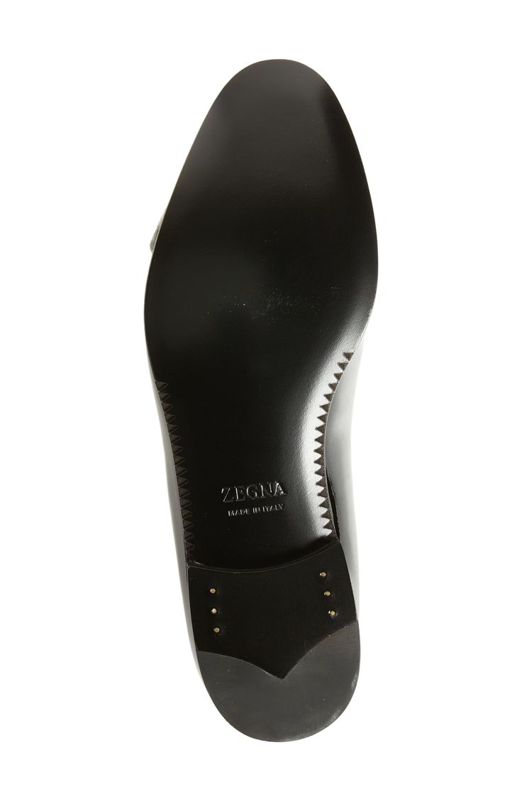 ZEGNA Gala Patent Leather Loafer Pre Owned Like New