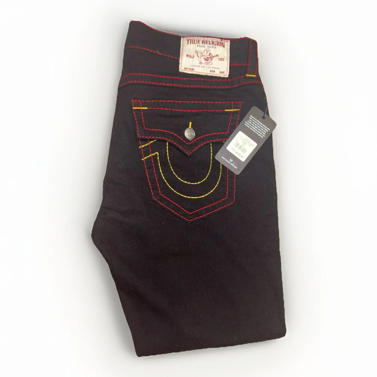 TRUE RELIGION GENO JEANS, SLIM FIT RICKY FLAP