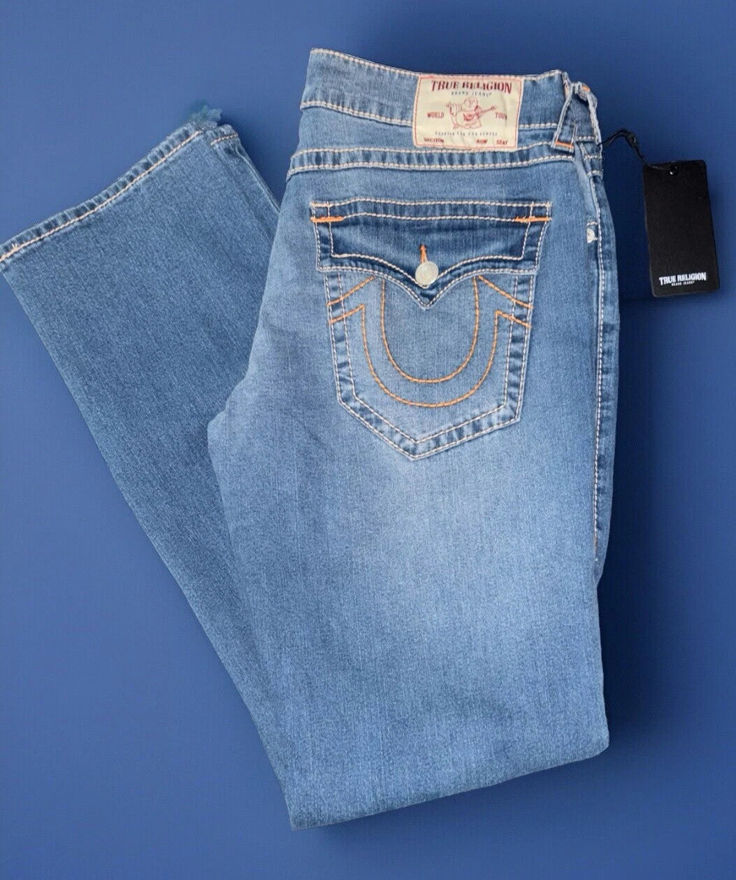 TRUE RELIGION RICKY BIG T FLAP RELAXING STRAIGHT 700051