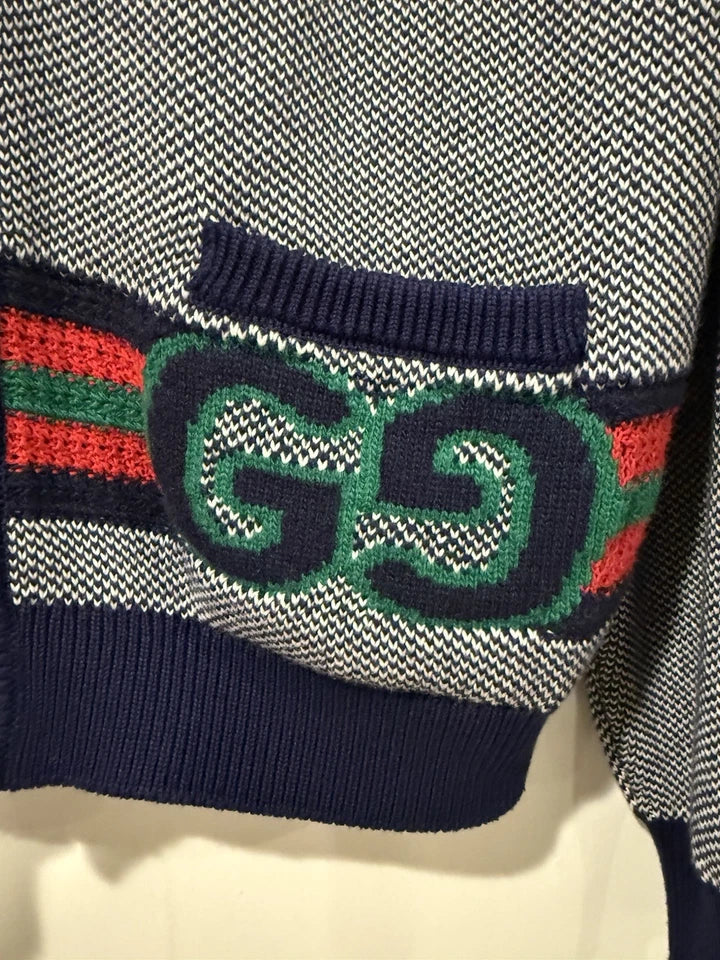 GUCCI MEN'S WOOL CARDIGAN V NECK ( Pre Owned )