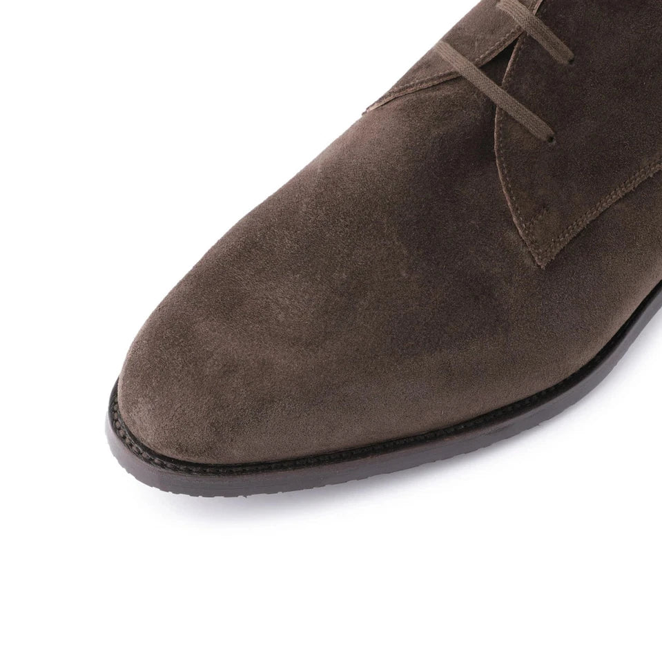 JM WESTON MEN CHUKKA BOOTS BROWN MIDDERBY