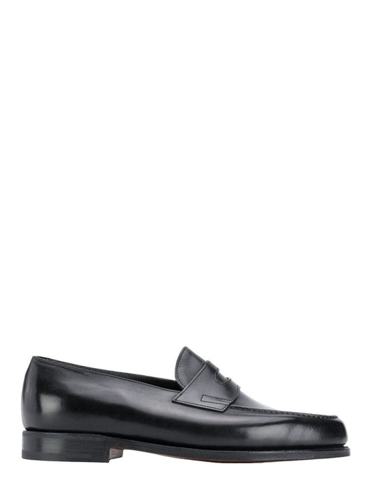 JOHN LOBB CALF LEATHER SLIP ON LOAFERS ( Pre-Owned, Like New )