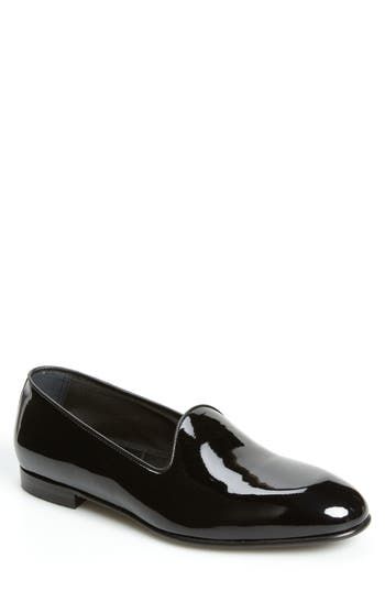 JOHN LOBB DELANO II BUCKLE LOAFER IN MIDNIGHT ( Pre-Owned, Like New )