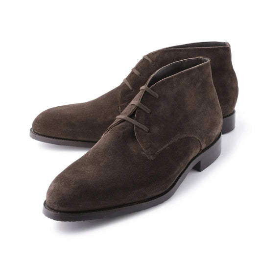 JM WESTON MEN CHUKKA BOOTS BROWN MIDDERBY