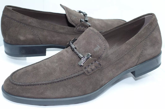 NEW TOD'S MEN'S BROWN SHOES LOAFERS