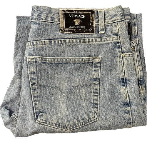 VINTAGE VERSACE VERSACE JEANS COUTURE DENIM MADE IN ITALY