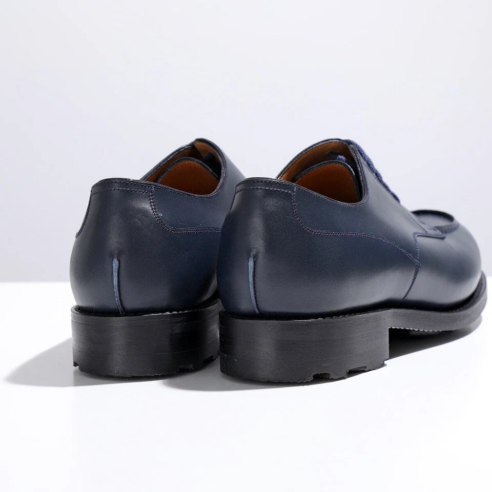 JM WESTON LEATHER SHOES DERBY GOLF OXFORD MEN'S  WINGTIP