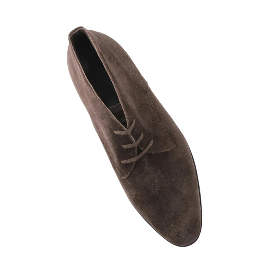 JM WESTON MEN CHUKKA BOOTS BROWN MIDDERBY