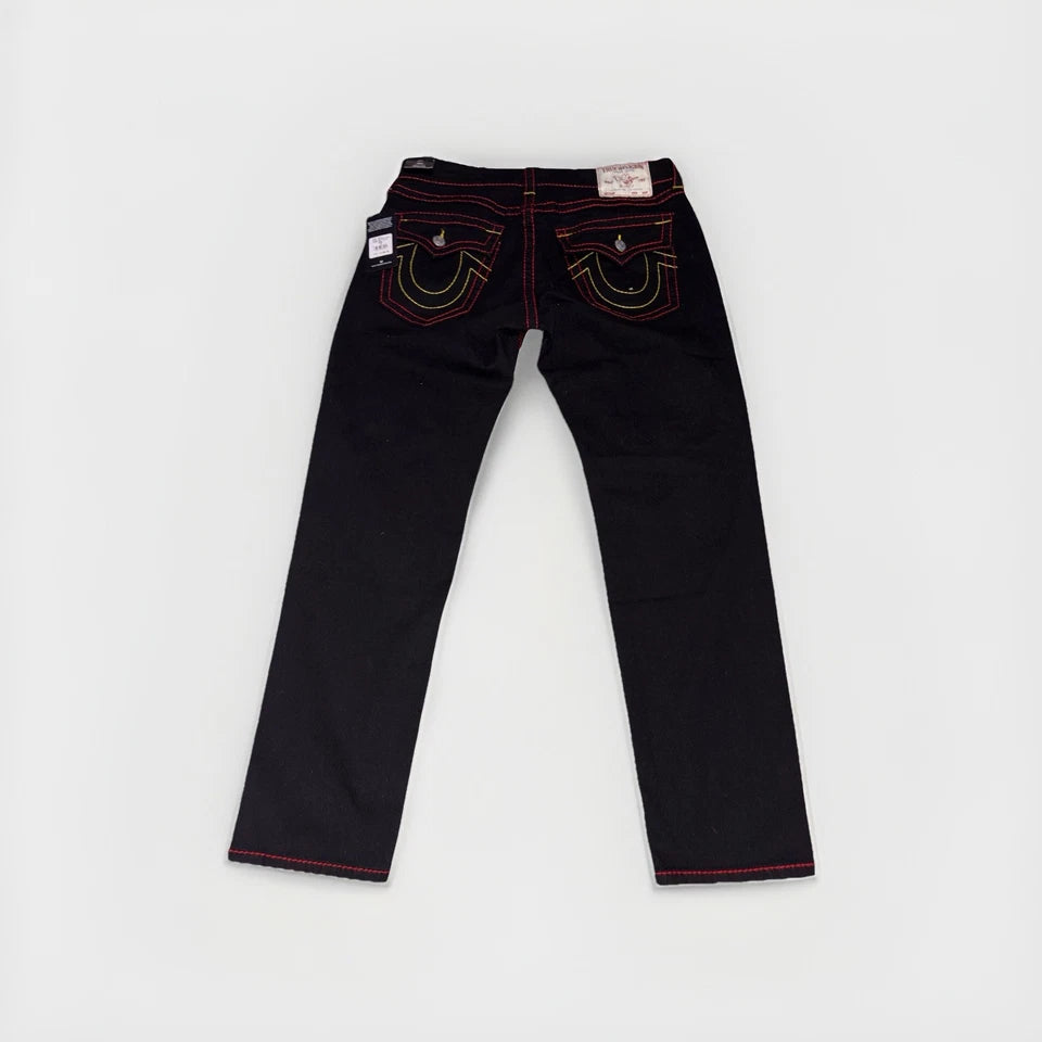TRUE RELIGION GENO JEANS, SLIM FIT RICKY FLAP