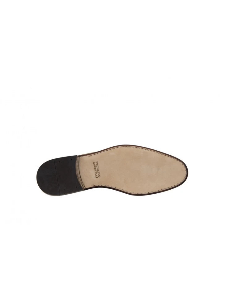 BRUNELLO CUCINELLI MENS LOAFERS IN BROWN