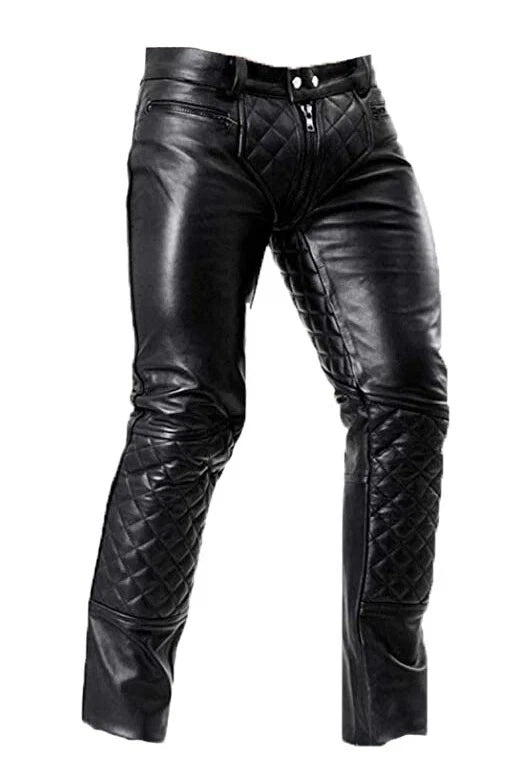 Men Real Cow Leather Black ( Like New )